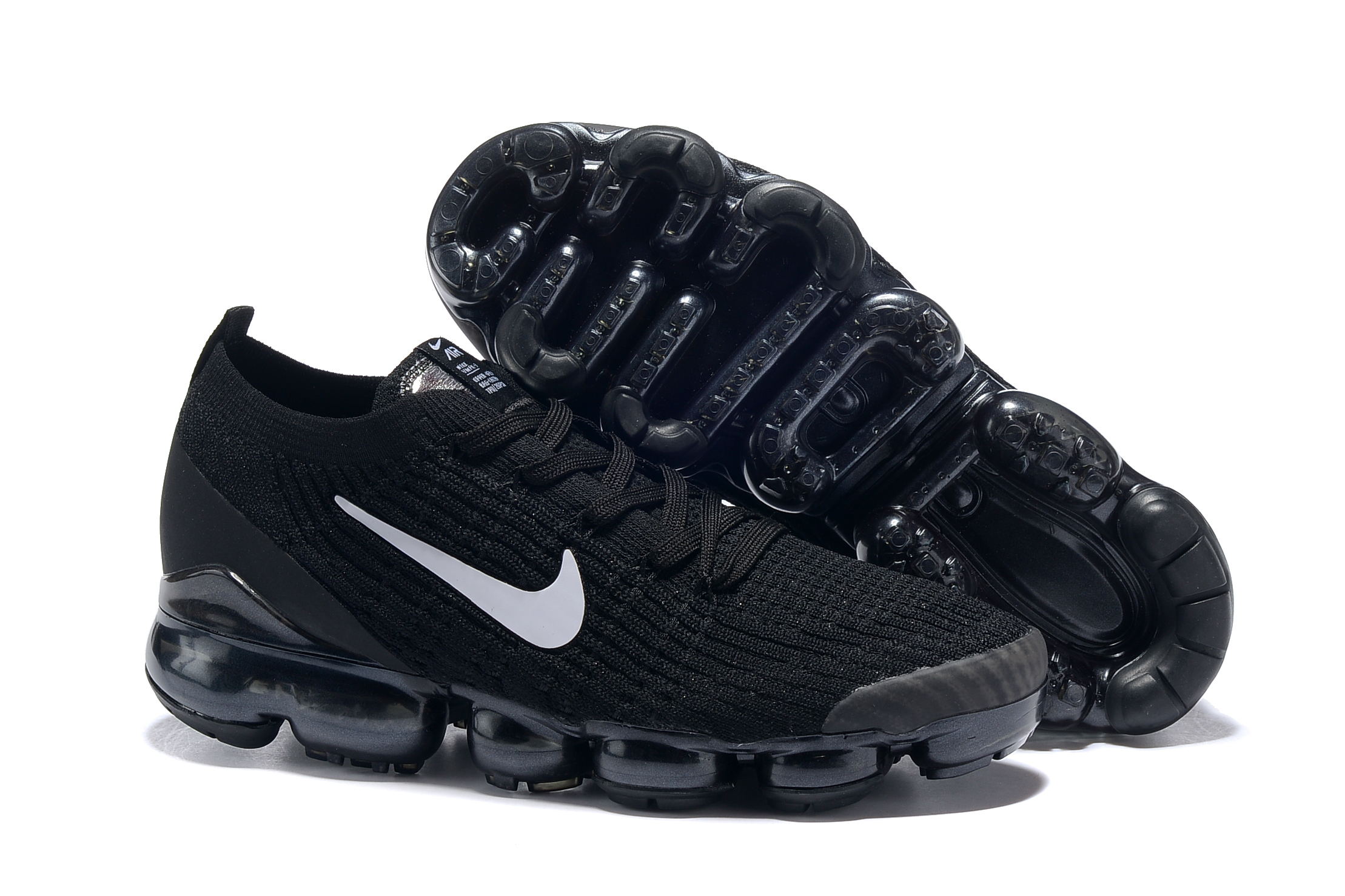 2019 Nike Air VaporMax Flyknit 3.0 Black White Shoes